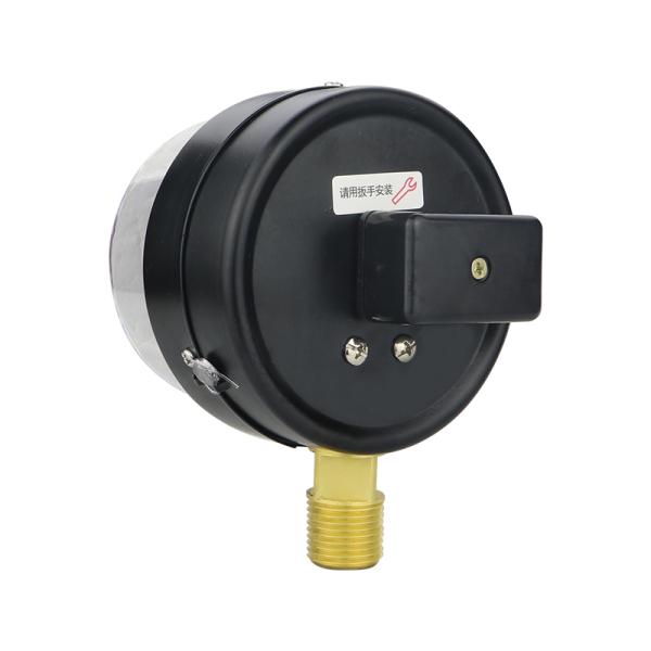 Electrophoretic Housing M20*1.5 CE Certified Electric Contact Pressure Gauge Manometer