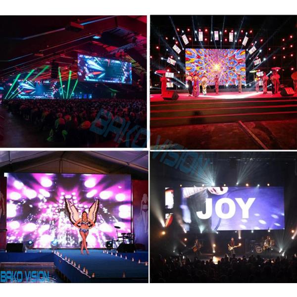 500x500mm With Kinglight P4.81 Smd 2121 Lamp Led Stage Screen Rental