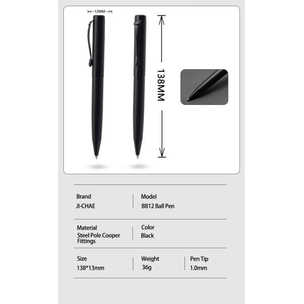 1.0mm Twist Metal Ballpoint Pen Laser Logo Ball Pen For Business Advertising Gift