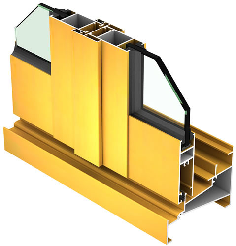 Профиля дверной рамы двойника Суперхоузе изоляция стеклянного алюминиевого ядров