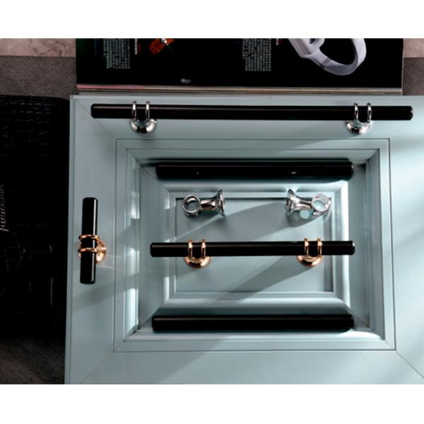 96mm Hardware Black Pull Handles Furniture Kitchen Cabinet Drawer