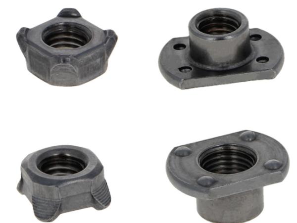 M3 M4 M6 M8 Weld Nut Carbon Steel Grade 4.8 8.8 12.9 Weld Hexagon Nut Black Oxide Coating