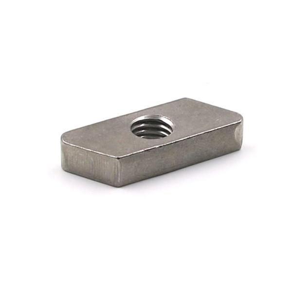 Furniture Industrial Stainless Steel Square Nuts Corrosion Resistance