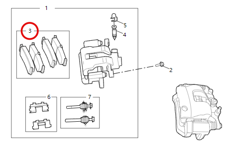 Части транспортного средства Аксессуары Тормозные подушки для V90/EV90 Мощный тормоз c00212546 8x9x6,6 см