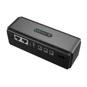 1A/2A Corrente de saída Mini UPS 12V para suporte técnico e transporte rápido