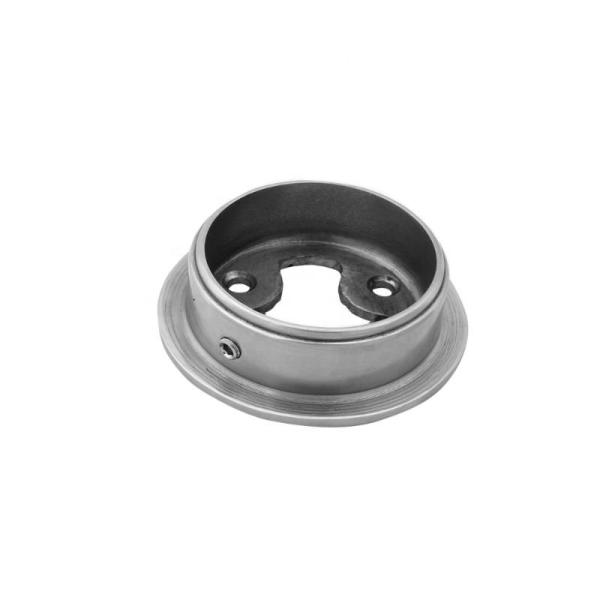 Chrome Plated 50mm Diameter Clothes Hanging Rail Round Tube Holder Closet Rod Support Steel Flanges for Wardrobe