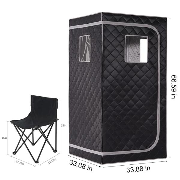 Detox Therapy Full Size 1 Person Full Body Weight Loss Infrared Sauna Tent 1300W