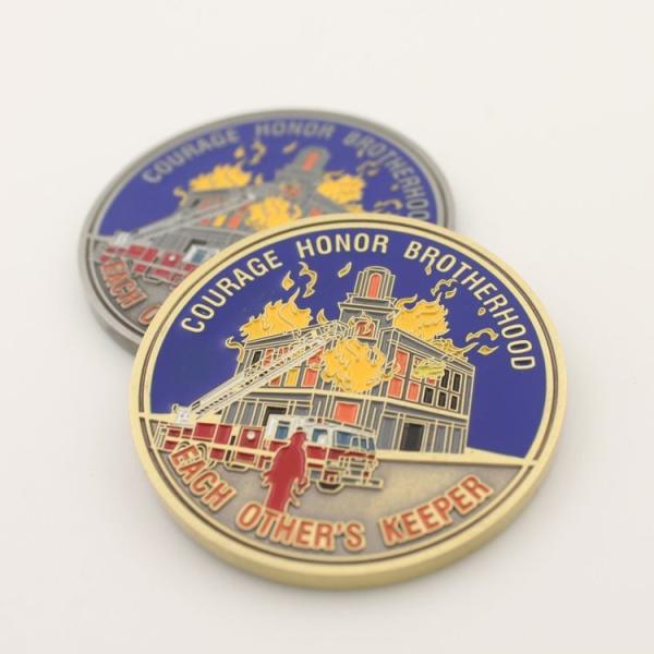 3D design custom stamping sports challenge Coin metal gold plating coin