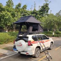 Acampada al aire libre Tienda de techo de automóvil impermeable de aluminio con luces LED