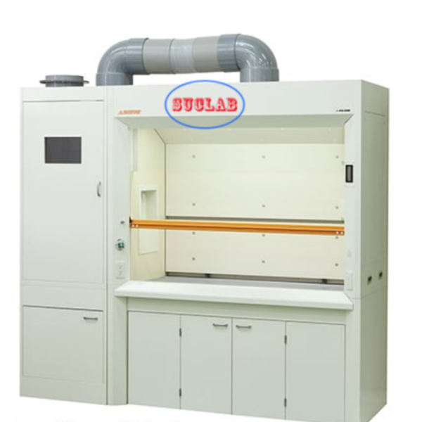 Customized Made Low Noise Chemical Fume Hood with Wet Scrubber System & 400m3/h Airflow and LED Lighting