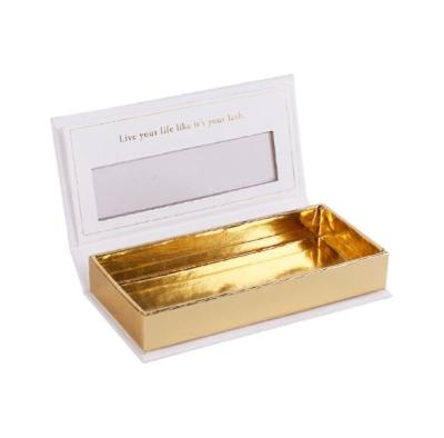 Cosmetic UV Printing Biodegradable Packaging Box Fancy Luxurious Gold Cardboard Paper