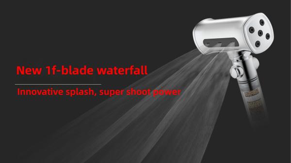 Handheld Filtered Shower Head High Pressure Water Saving Shower Nozzle Impurity Removing Water Purifying Bath Spray Head