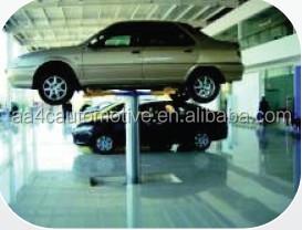 outdoor single post car washing lift car elevator