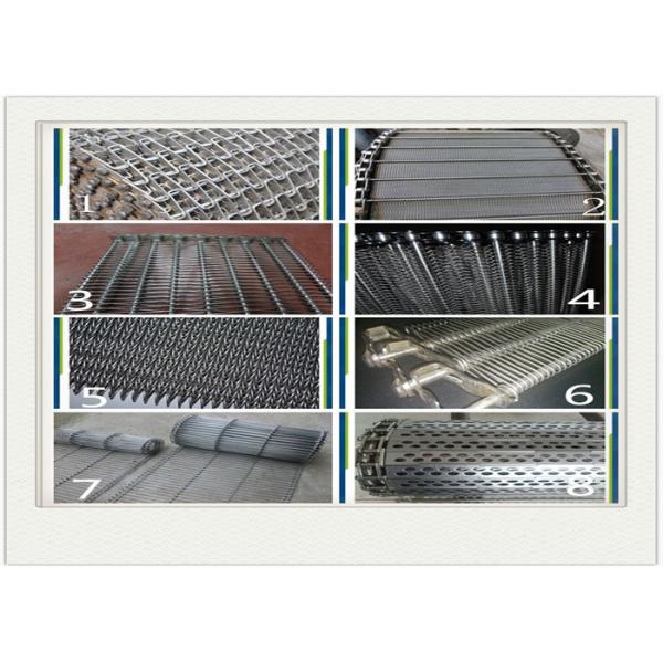 Stainless Steel Mesh Conveyor Belt With Chain High Temperature Resistant