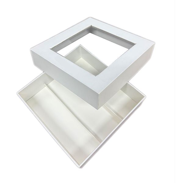 Wholesale Cheap Transparent Vintage Paper Boxes for Gift Packaging Rigid Cardboard Window Opening Matte Lamination Printing