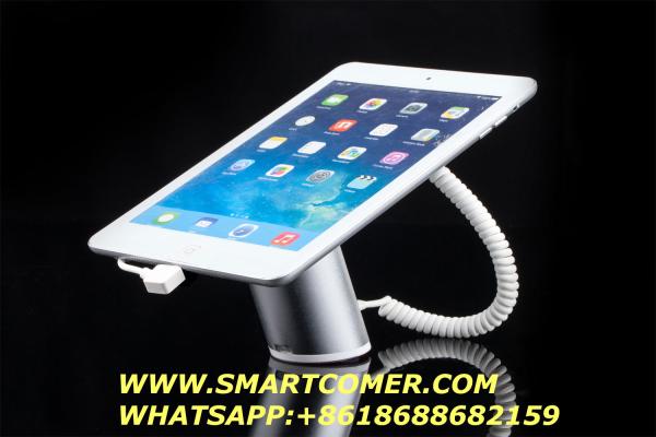 COMER anti-theft locking bracket mobile security display stands with alarm and charger for cell phone