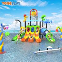 Water Playground Theme Park Equipment Aqua Play Amusement Kids Swimming Pool Game Children Pool Plastic Slide