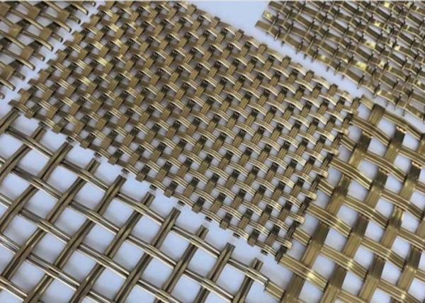 Pantalla de malla de alambre tejido de 1 mm de latón antiguo