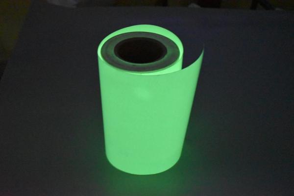 Fulgor luminescente do filme do vinil 1.24mx45.7m da foto imprimível do PVC no rolo esparadrapo escuro do vinil