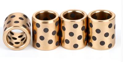 Graphite Inlaid Oiless Gunmetal Solid Lubricant Bearings  Bronze Bushings NORMAL METRIC BUSHING