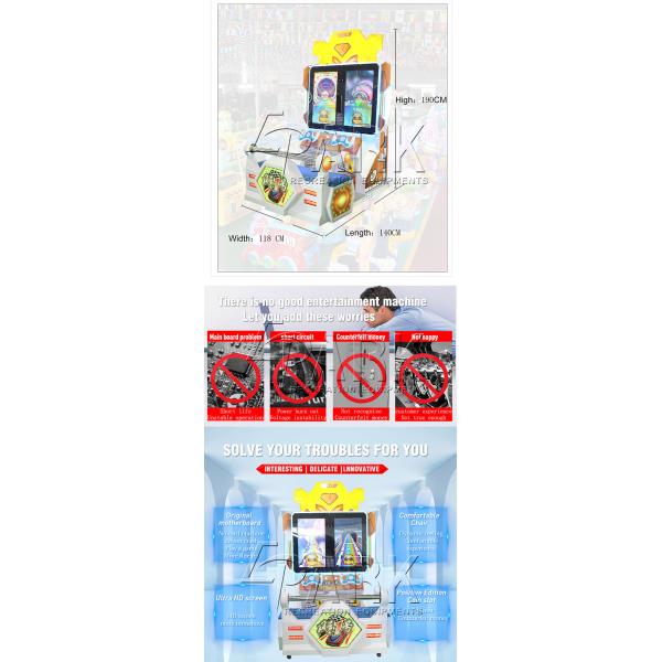 Двойной игрок ягнится игровой автомат гоночной машины для торгового центра/автосалона