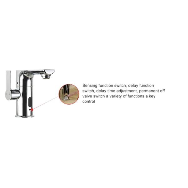 2024 Lizhen Electric Sensor Faucet Bathroom and Kitchen Faucet with Single Hole Mount