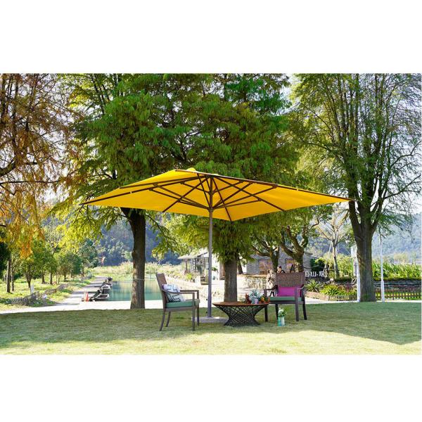 Patio Umbrella, Yard Umbrella Push Button Tilt Crank, Terrace Garden Restaurant Patio Parasol Outdoor Umbrella