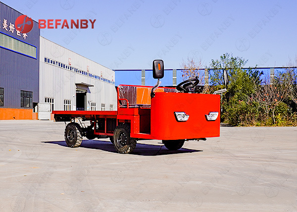 Unlimted Running Distance Trackless Transfer Cart With Steering Wheel