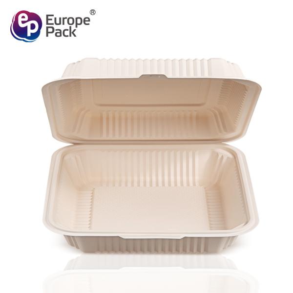 Wholesale biodegradable tableware 1500ml disposable food takeaway box