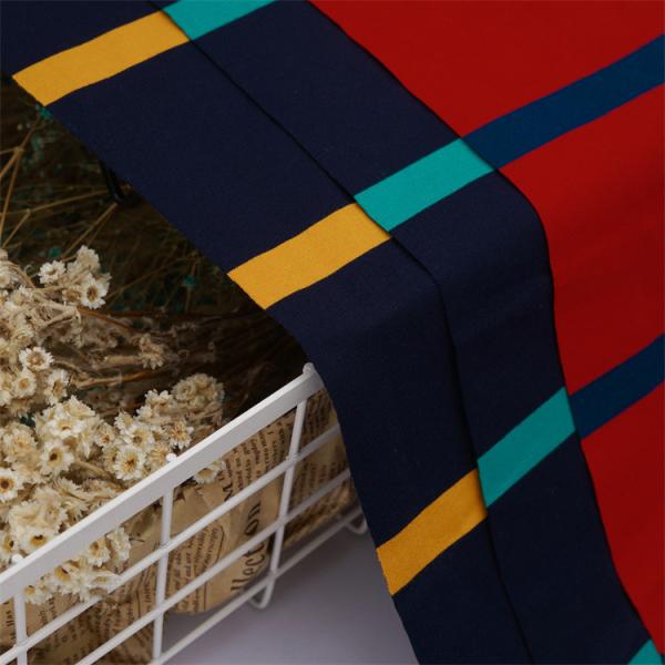 Wear-Resistant And Durable And Comfortable And Skin-Friendly Striped Knit Fabric For Polo Shirt
