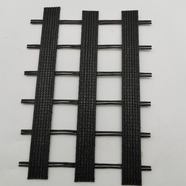 Road Soil Stabilizer Uniaxial Geogrid 5m Width 50KN/M Tensile Strength Durable Material