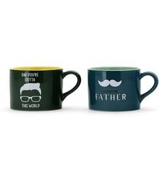 Creative Ceramic Coffee Mug 10 Oz Stoneware Mug Customized For Dad