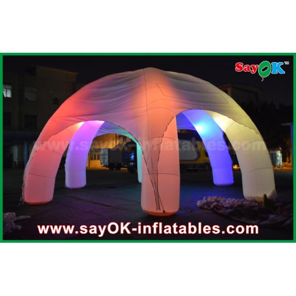Jambes gonflables LED de la boîte de nuit 5 allumant la tente gonflable de dôme d'araignée gonflable avec le ventilateur de la CE/UL