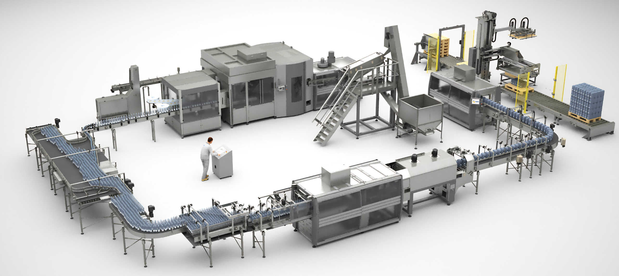 Plastic Bottle Automatic Capping Sealing Machine for Pet Cap Screwing With Conveyor