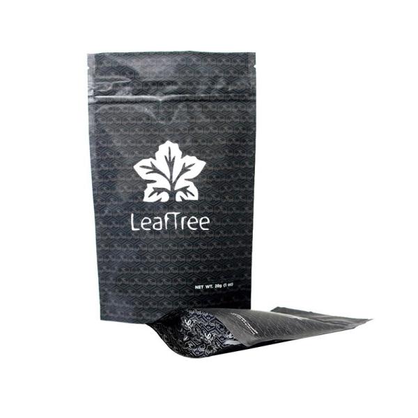 l'emballage fait sur commande de l'mauvaise herbe 28g met en sac les sacs rescellables de fleur de