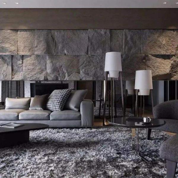 Light Weight Outdoor Exterior Decorative PU Faux Rock Polyurethane Stone Panel 3d Pu Stone Wall Panel