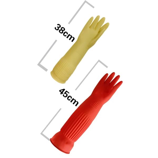 Comfortable and Flexible Latex Extra Long Cleaning Gloves The Ultimate Solution for Industrial Cleaning Needs