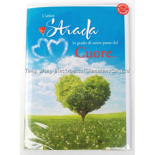 Персонализированная музыкальная поздравительная открытка с звуком, ядровая поздравительная открытка