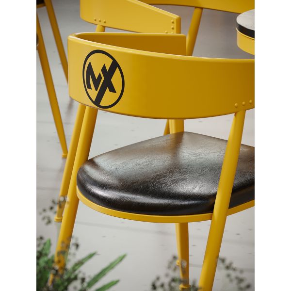 Luxury Metal Bar Table And Chairs Industrial Bar Table Chair Set Customized For Home Bar And Restaurant