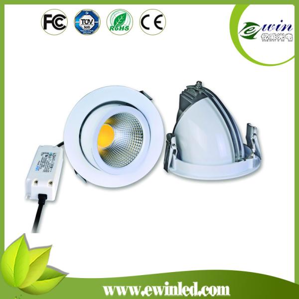 LED COB 360 degree adjustable trunk downlight