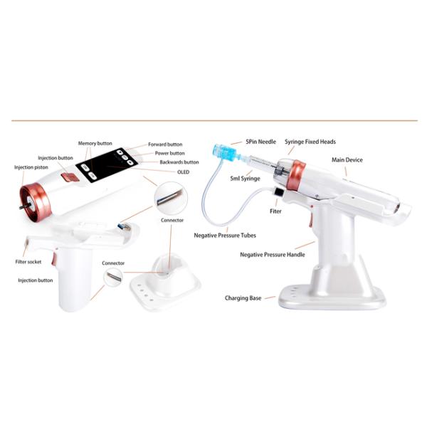 Hyaluronic оружие Mesotherapy машины 6 красоты RF ровное Meso