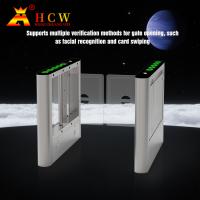 Portillon pivotant HCW pour piétons, bidirectionnel, contrôle d'accès de sécurité de haute qualité, code QR