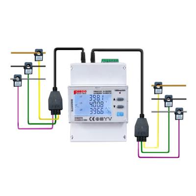 High Accuracy Class 1.0 EM4374 Multifunction Energy Meter for Multi Circuit Monitoring