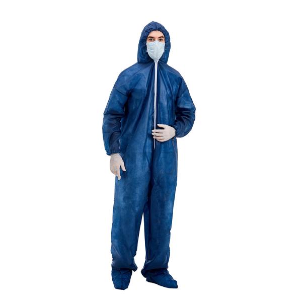 Bata protectora disponible 50gsm de la prenda impermeable para de laboratorio