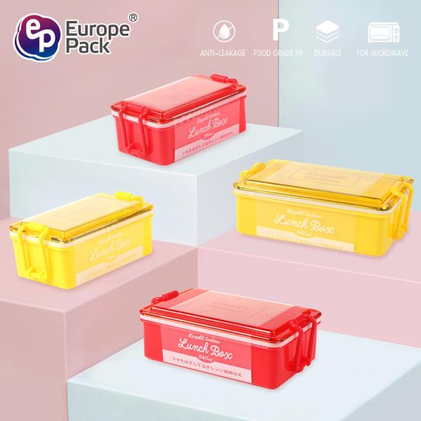 Wholesale School Office Take Away Airtight Leakproof Microwave Plastic Bento Children Lunch Box