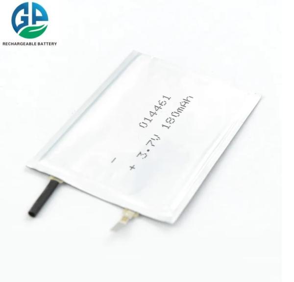 CE KC Approved 3.7v 180mah Ultra Thin Lipo Battery 014461 For E Card