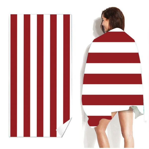 Custom Design Microfiber Beach Towel Fast Shipping Large Size Ideal for Summer Sports