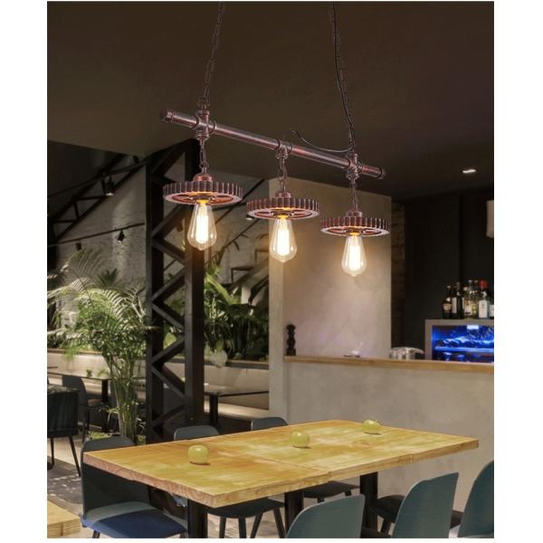 Retro Industrial Style Chandelier Creative Restaurant Iron Lamp Bar Clothing Shop light(WH-VP-232)