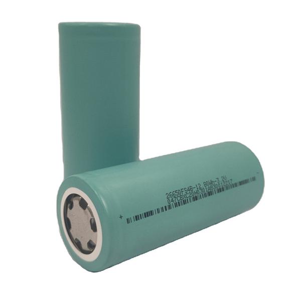26650 células de bateria MSDS UN38.3 de 4000mAh 12.8Wh LiFePO4 aprovaram