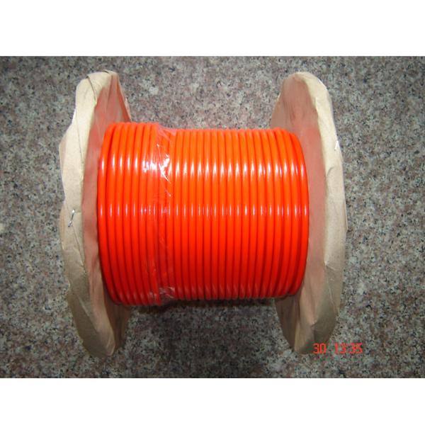 Câble métallique en acier revêtu de nylon blanc 7x19 3.18mm-4.76mm Norme DIN